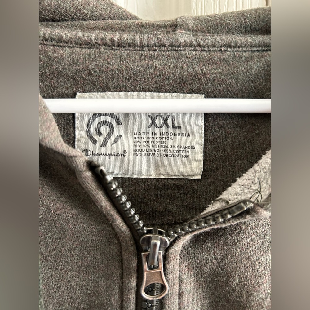 Champion Brownish/Gray Hoodie in Men’s XXL - Picture 4 of 6